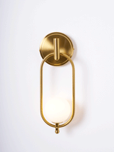 Alden Dune Brass Wall Light, detail view 20