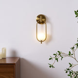 Alden Dune Brass Wall Light, detail view 31