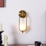 Alden Dune Brass Wall Light, detail view 11