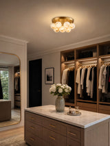 Avel Morrow Alabaster Ceiling Light, detail view 6