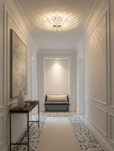 Ilan Oak Glass Ceiling Light, detail view 6