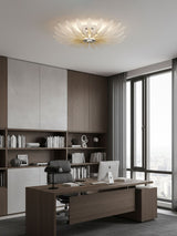 Ilan Oak Glass Ceiling Light, detail view 7
