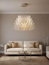 Isla Willow Glass Chandelier, detail view 6