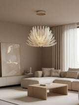 Isla Willow Glass Chandelier, detail view 12