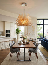 Isla Willow Glass Chandelier, detail view 8