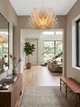 Isla Willow Glass Chandelier, detail view 5
