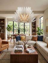 Isla Willow Glass Chandelier, detail view 10