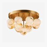 Avel Morrow Alabaster Ceiling Light by Maison Velume