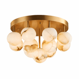 Avel Morrow Alabaster Ceiling Light, detail view 13