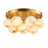 Avel Morrow Alabaster Ceiling Light, detail view 12