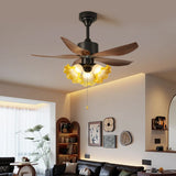 Corin Line Glass Ceiling Fan, detail view 9