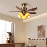 Corin Line Glass Ceiling Fan, detail view 17