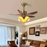 Corin Line Glass Ceiling Fan, detail view 3
