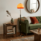 Evara Vista Glass Floor Lamp, detail view 4