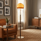 Evara Vista Glass Floor Lamp, detail view 3