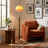 Evara Vista Glass Floor Lamp, detail view 5