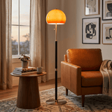 Evara Vista Glass Floor Lamp, detail view 2