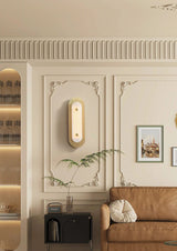 Lucen Iris Alabaster Wall Light, detail view 5