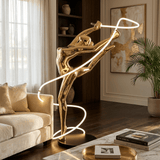 Mira Noir Floor Lamp, detail view 6