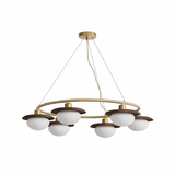 Tarin Moss Wood Chandelier, detail view 6