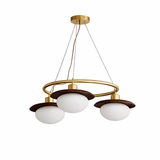 Tarin Moss Wood Chandelier, detail view 7