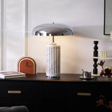 Vela Rain Marble Table Lamp, detail view 4