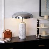Vela Rain Marble Table Lamp, detail view 3