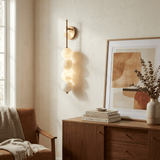 Zella Mist Alabaster Wall Light, detail view 2
