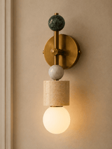 Amara Drift Marble Wall Light, detail view 4