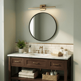 Arden Frost Brass Wall Light, detail view 5