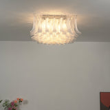 Sora Bloom Glass Ceiling Light, detail view 13