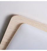 Clara Cedar Travertine Ceiling Light, detail view 4