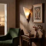 Corin Loft Glass Wall Light, detail view 4