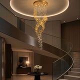 Faron Line Crystal Chandelier, detail view 7