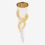 Faron Line Crystal Chandelier by Maison Velume