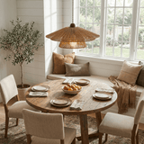 Sable Wave Rattan Pendant Light, detail view 10