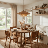 Sable Wave Rattan Pendant Light, detail view 11
