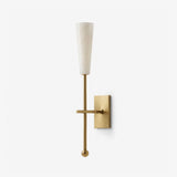 Tarin Arc Alabaster Wall Light by Maison Velume