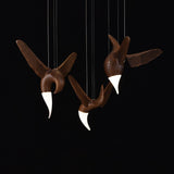 Vesper Ridge Wood Chandelier, detail view 6