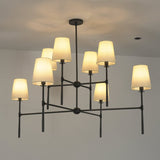 Luma Reed Fabric Chandelier, detail view 8