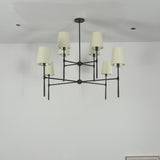 Luma Reed Fabric Chandelier, detail view 5