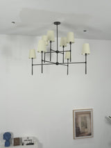 Luma Reed Fabric Chandelier, detail view 7