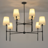 Luma Reed Fabric Chandelier, detail view 9