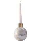 Auria Stone Marble Candle Holder, detail view 7
