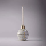 Auria Stone Marble Candle Holder, detail view 14