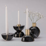 Auria Stone Marble Candle Holder, detail view 4