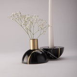 Auria Stone Marble Candle Holder, detail view 5