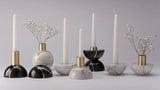 Auria Stone Marble Candle Holder, detail view 9