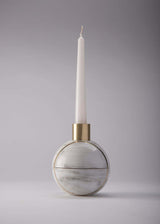Auria Stone Marble Candle Holder, detail view 10