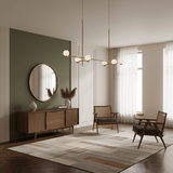 Evara Cedar Glass Pendant Light, detail view 8